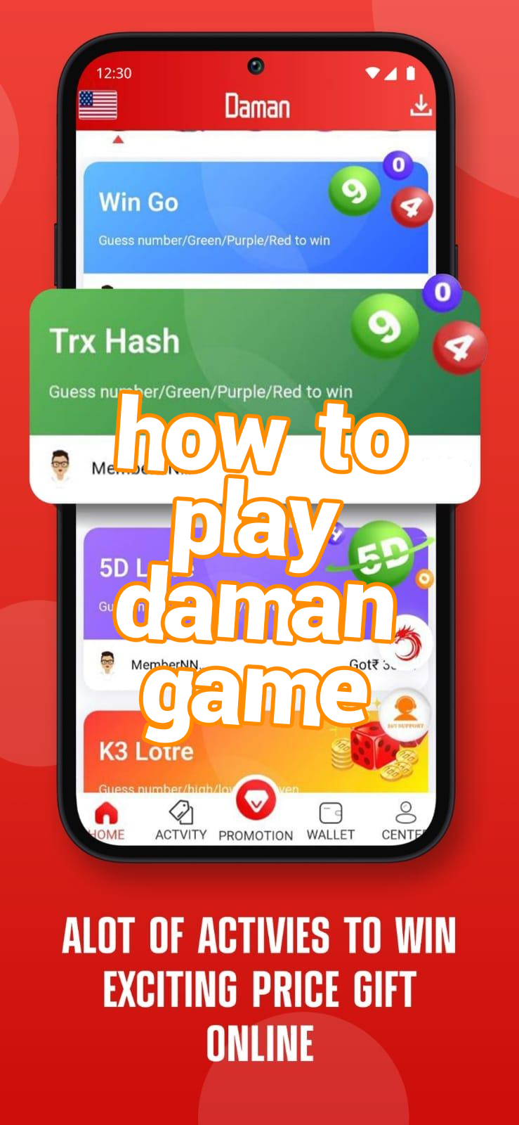 how to play daman game Screenshots